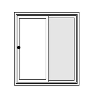 بازشوی کشویی - مدل پنجره ریلی