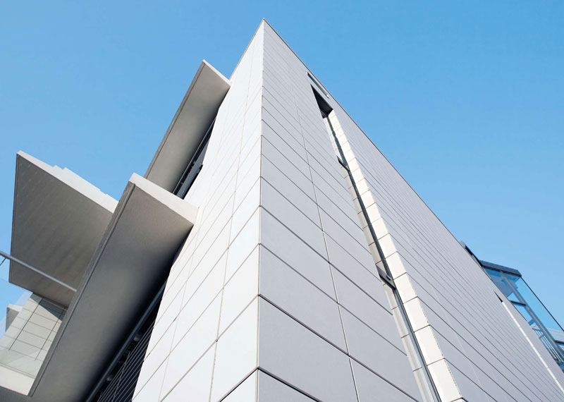 نمای مدرن سرامیکی ساختمان تجاری - طراحی نمای امروزی برج